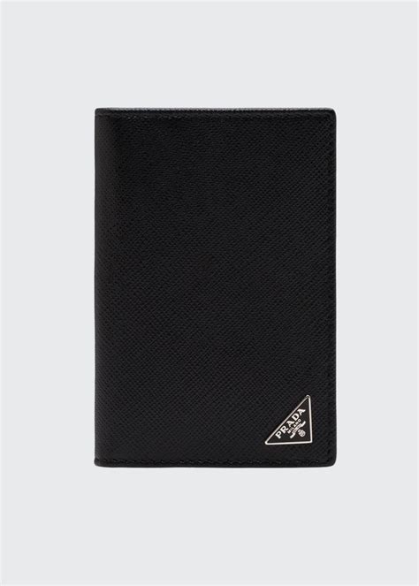 prada mens card holder us|Prada saffiano wallet men's.